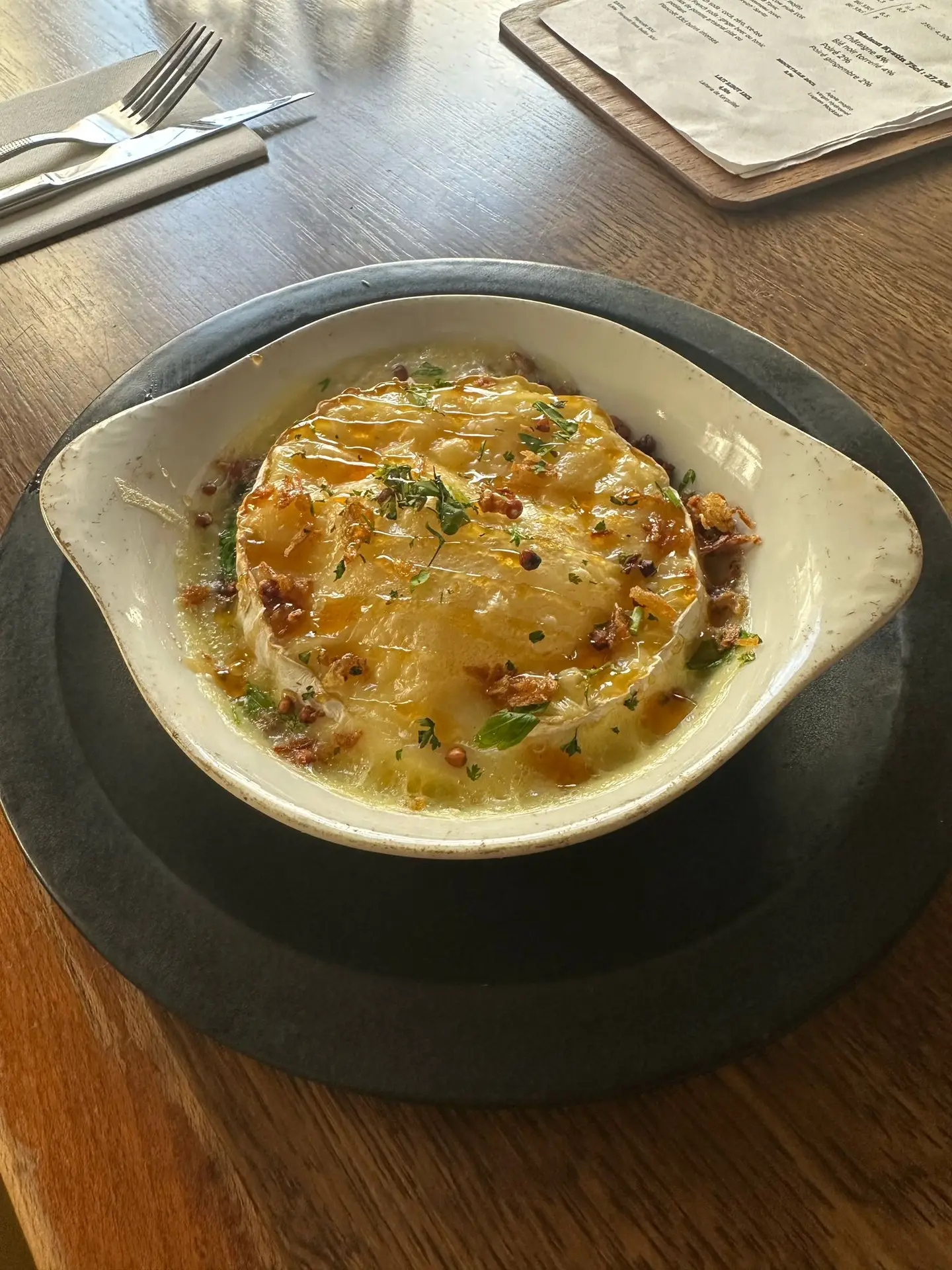 Camembert 1_2. Rôti au miel de Sarrasin de Fouesmaut.