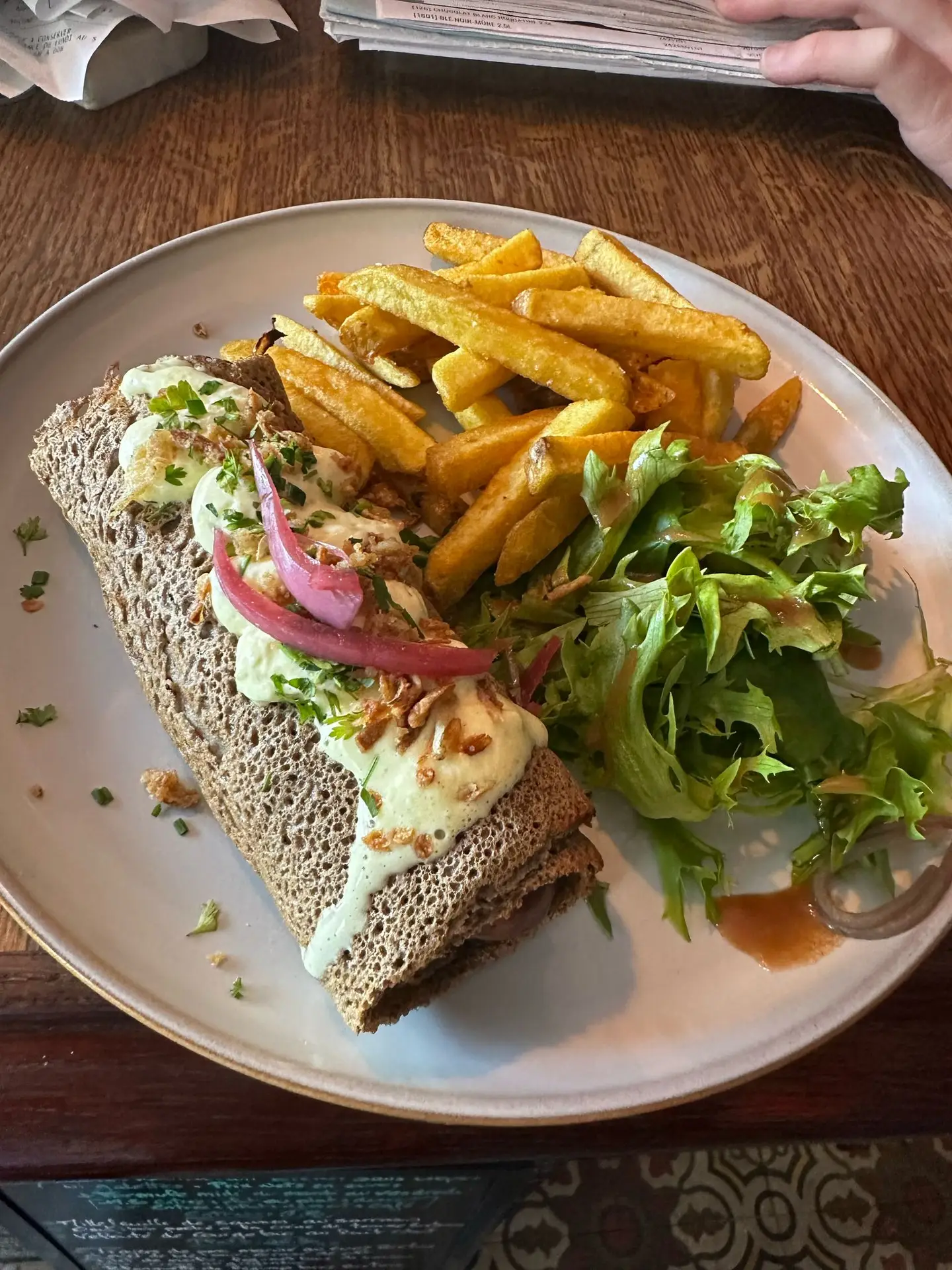 Galette saucisse revisité